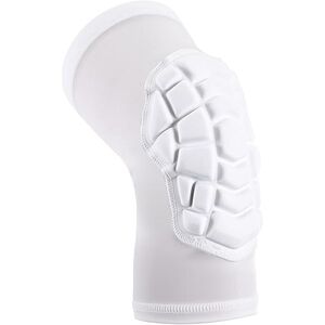 2 L Knee Compression Pads Sleeves White Padded Wrestling Basketball Football
